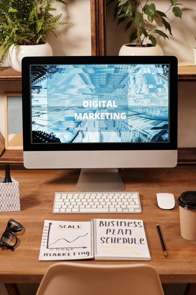 A picture showing digital marketing
